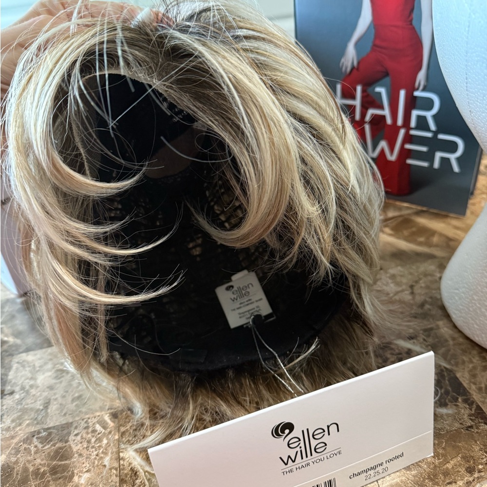 ELLEN WILLE RELAX WIG HEAT FRIENDLY SYNTHETIC GORGEOUS & VERSATILE! SASSY! 💁🏼‍♀️ - Picture 4 of 8